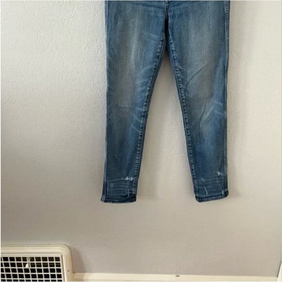 Madewell Slim Straight Jeans: Distressed Button-Front Edition - Picture 3 of 8